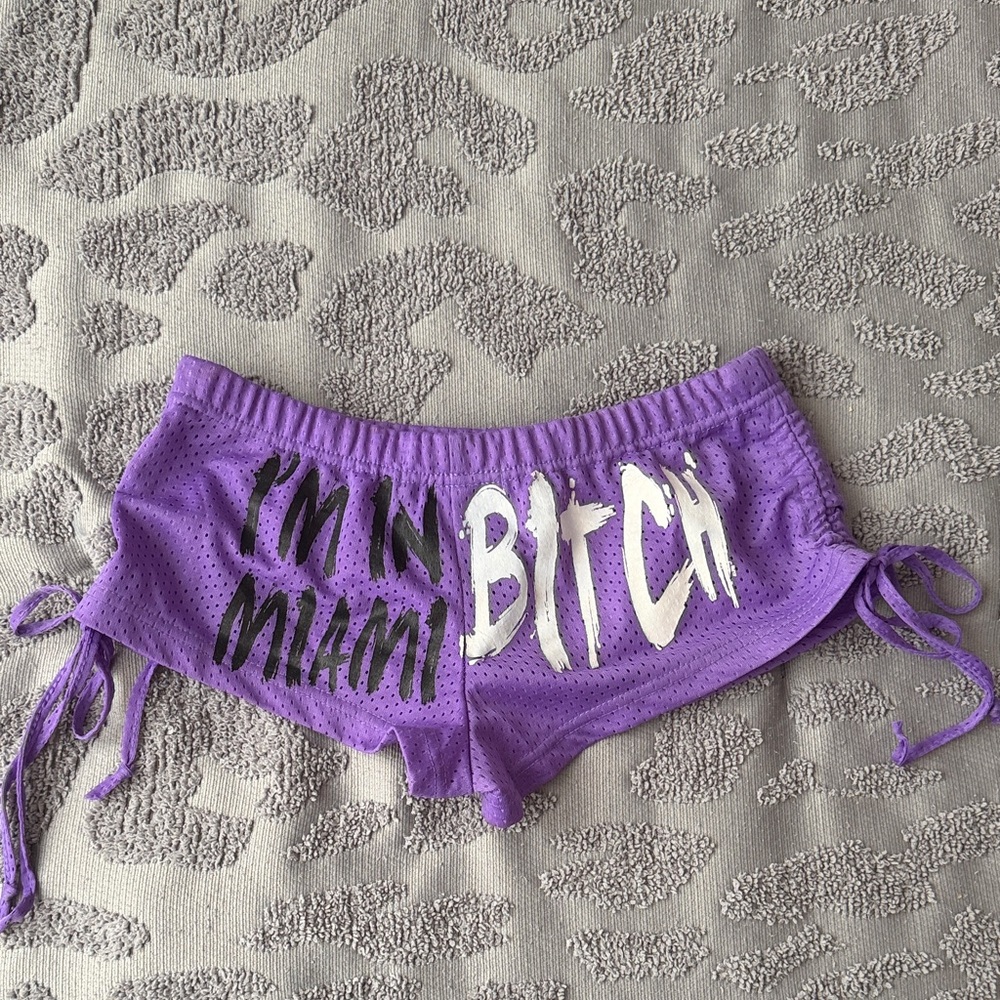 Purple Beach Shorts XS